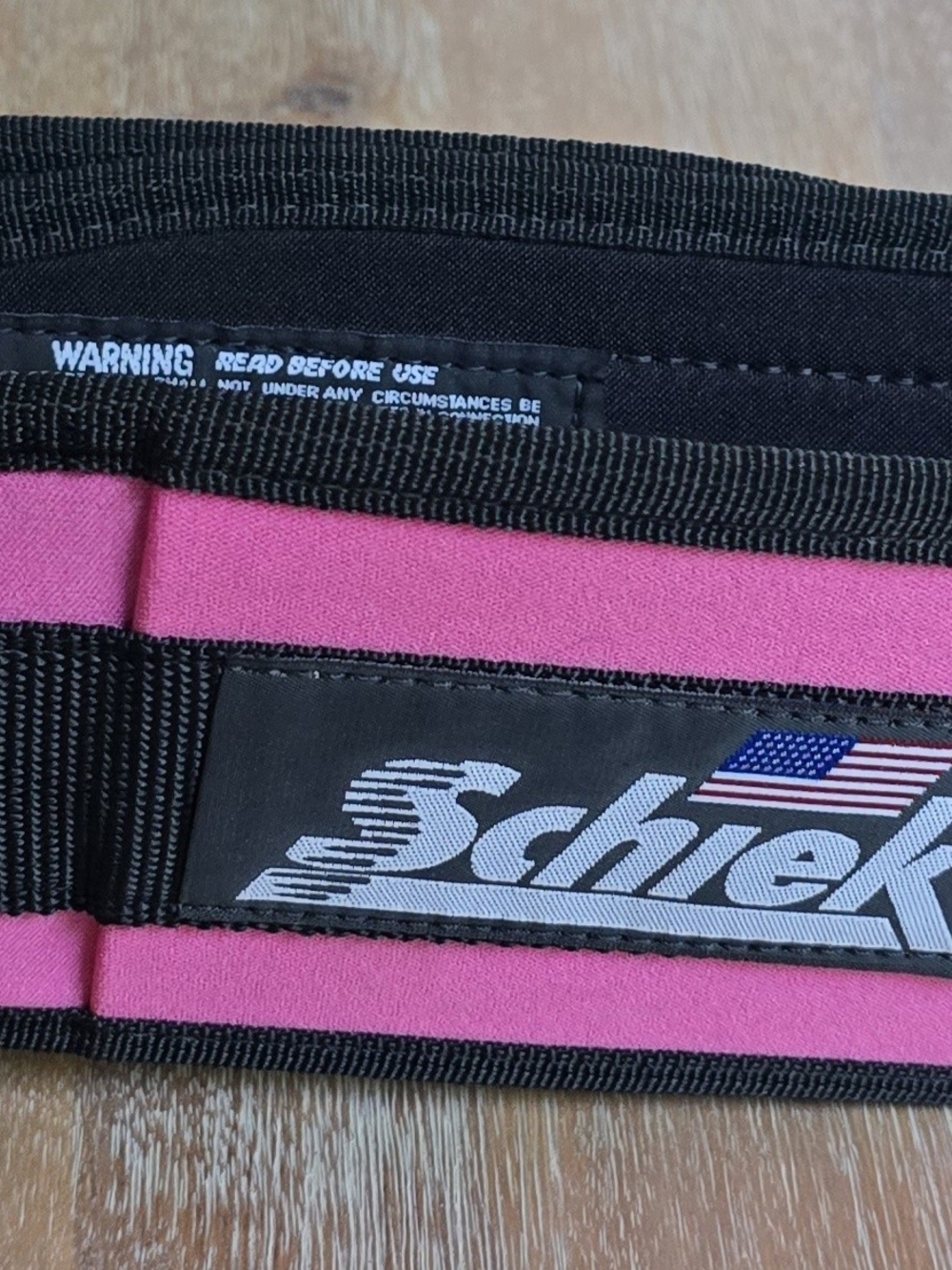 Pink and Black Support Belt for Women